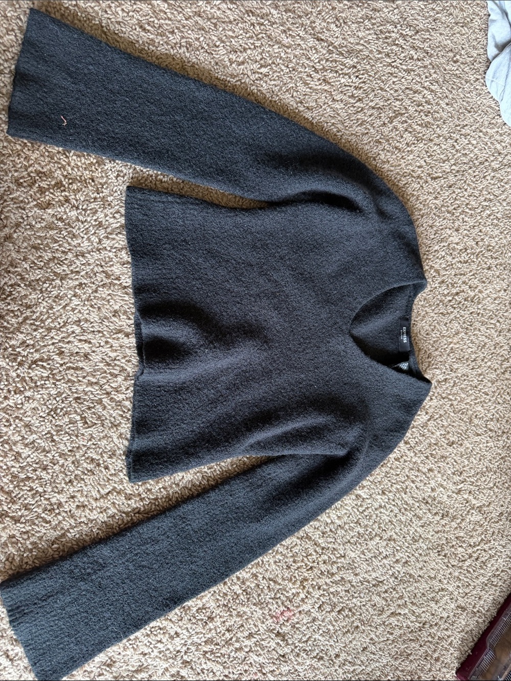 Express Black Crewneck Sweater
